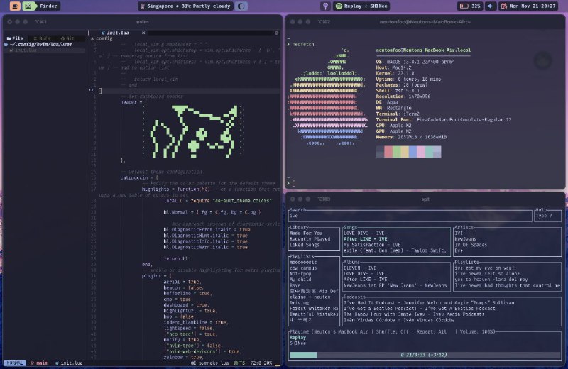 #GitHub #macOS #工具😶  SketchyBar - macOS 状态栏定制工具▎项目介绍