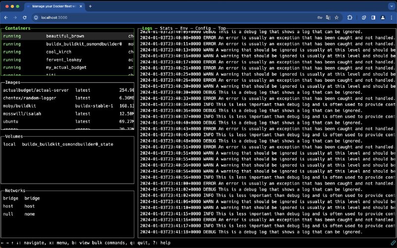 自托管的Web版Docker资源管理工具，轻松管理远程服务器上的Docker资源，具备丰富的功能和灵活的部署选项Isaiah | #工具自托管的Web版Docker资源管理工具，轻松管理远程服务器上的Docker资源，具备丰富的功能和灵活的部署选项Isaiah | #工具
