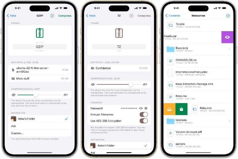 #软件 #工具 #开源📂 Keka - 高效轻量级文件压缩/解压缩工具▎软件平台